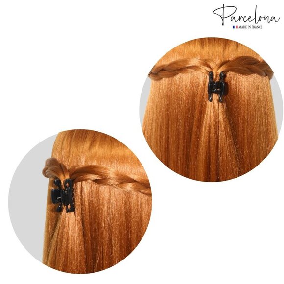 Set of 3 French Claw Clips Small Durable Hair Accessories for Women Girls